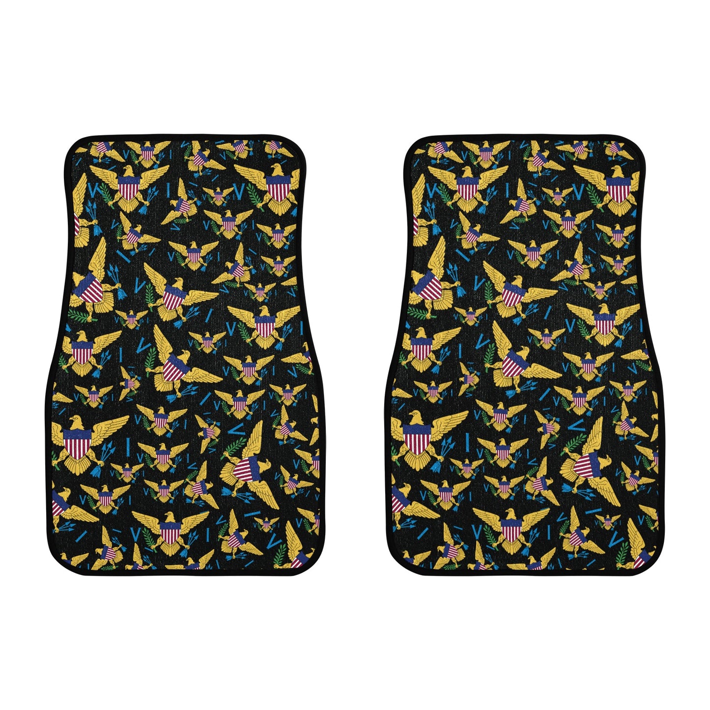 Front Car Mats-BlkV2 Front (2pcs)