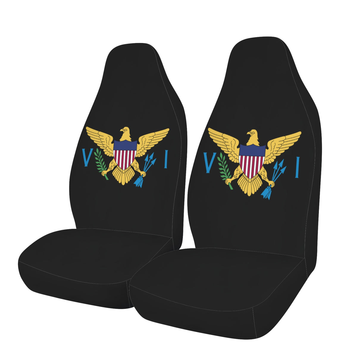 Virgin Islands Front Car Seat Covers – 2-Piece Set | VI Pride 🇻🇮