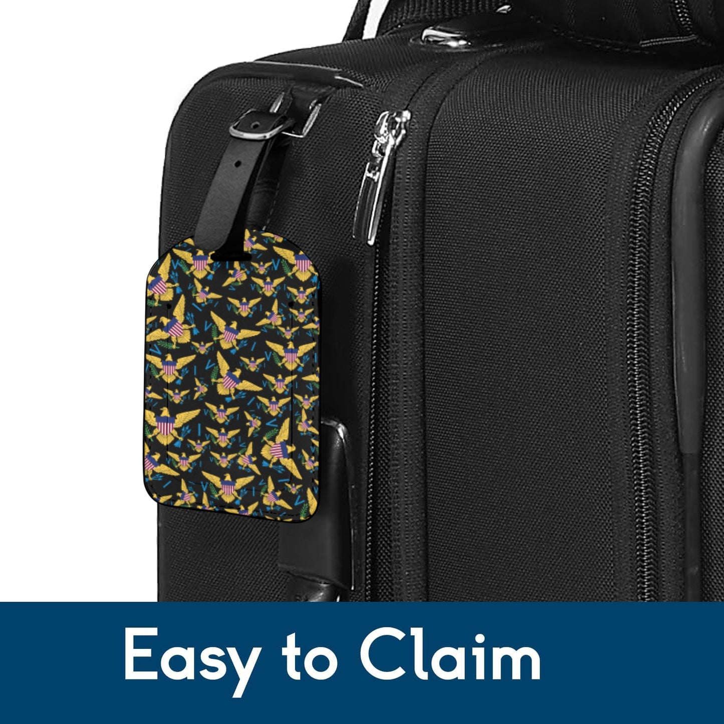 Luggage Tags_Multi Flags_Blk