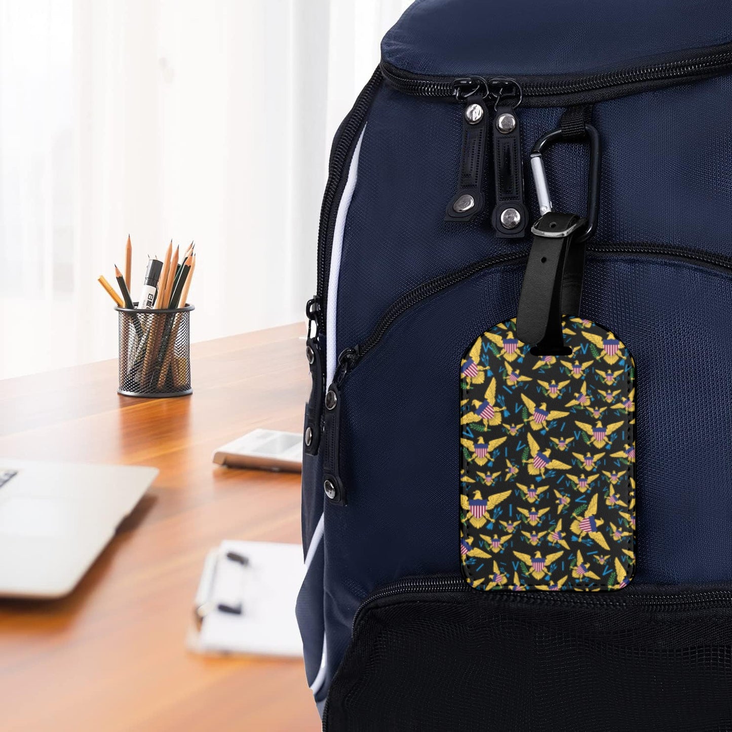 Luggage Tags_Multi Flags_Blk