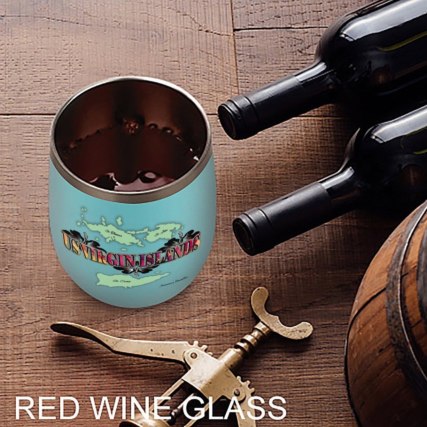 WT_3Islands_Green Wine Tumbler (12oz)