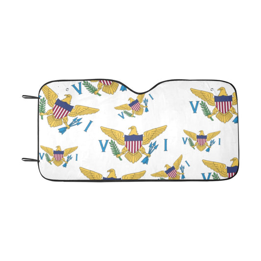 White Car Sun Shade 55"x30"