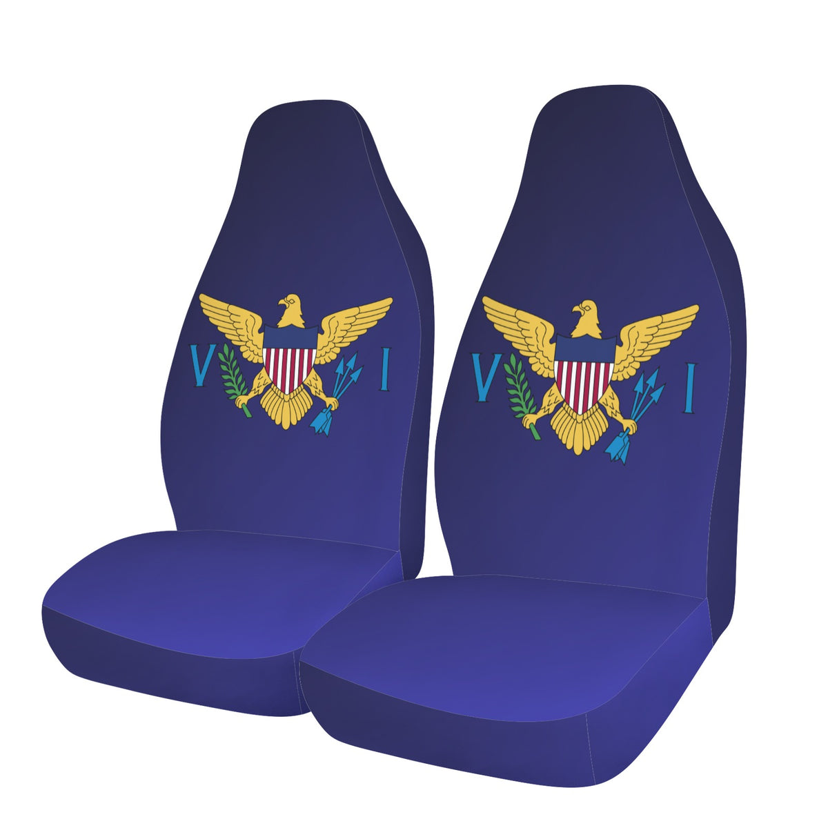 Virgin Islands Front Car Seat Covers – 2-Piece Set | VI Pride 🇻🇮