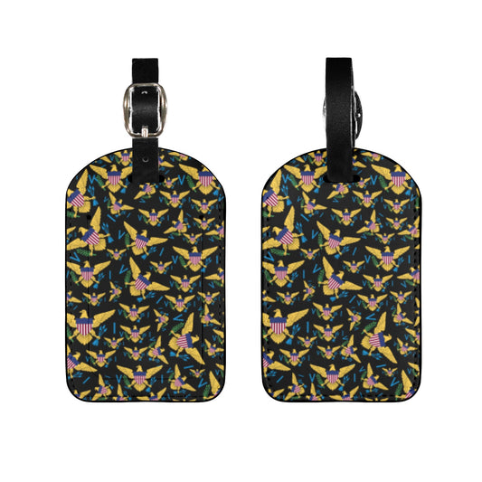 Luggage Tags_Multi Flags_Blk
