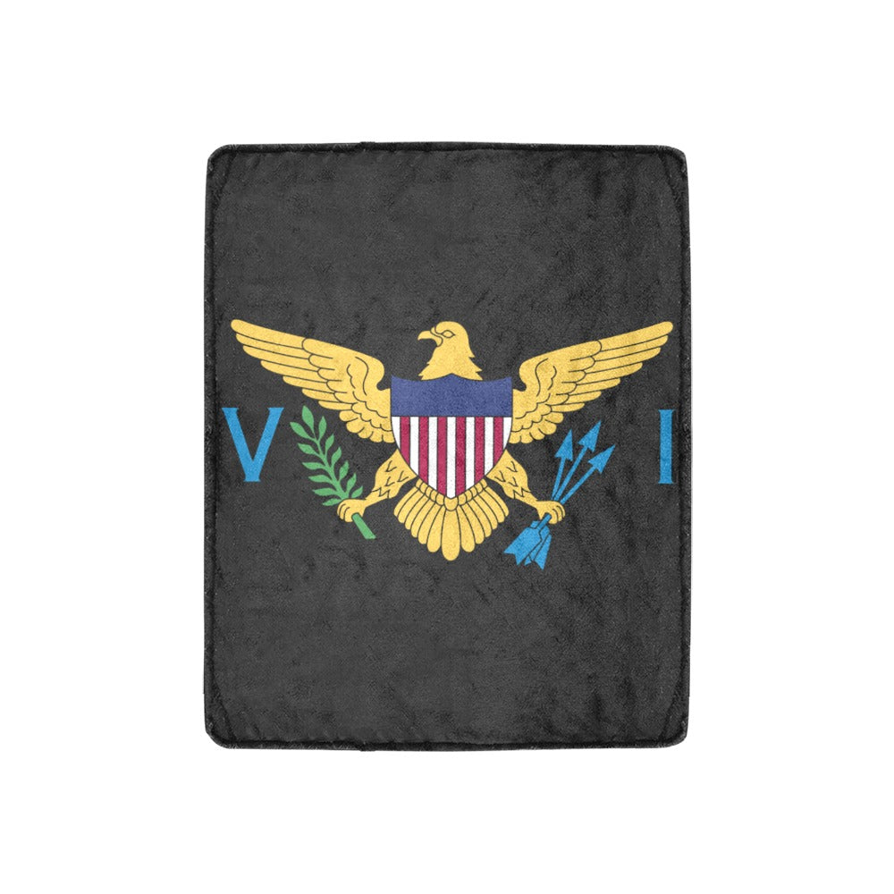 Single Eagle Blk - Blanket