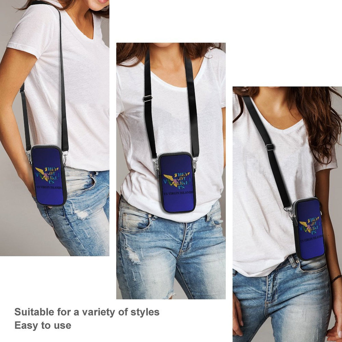 Virgin Islands Mini Crossbody Phone Bag | VI Pride 🇻🇮