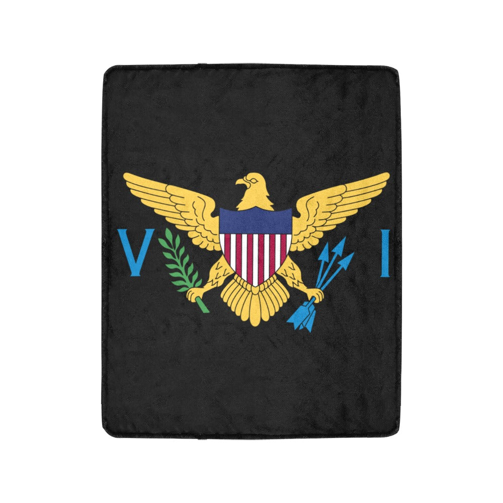 Single Eagle Blk - Blanket