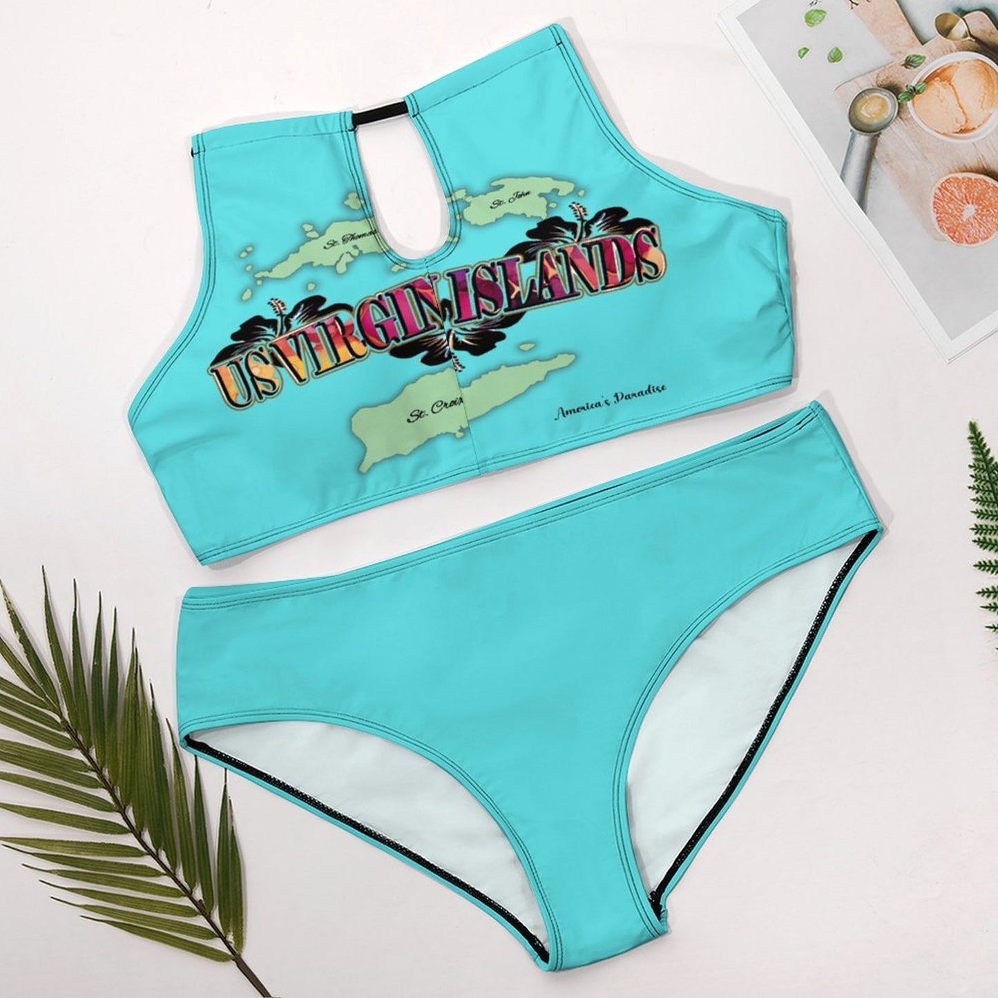 2pc Plus Halter (BK2040)