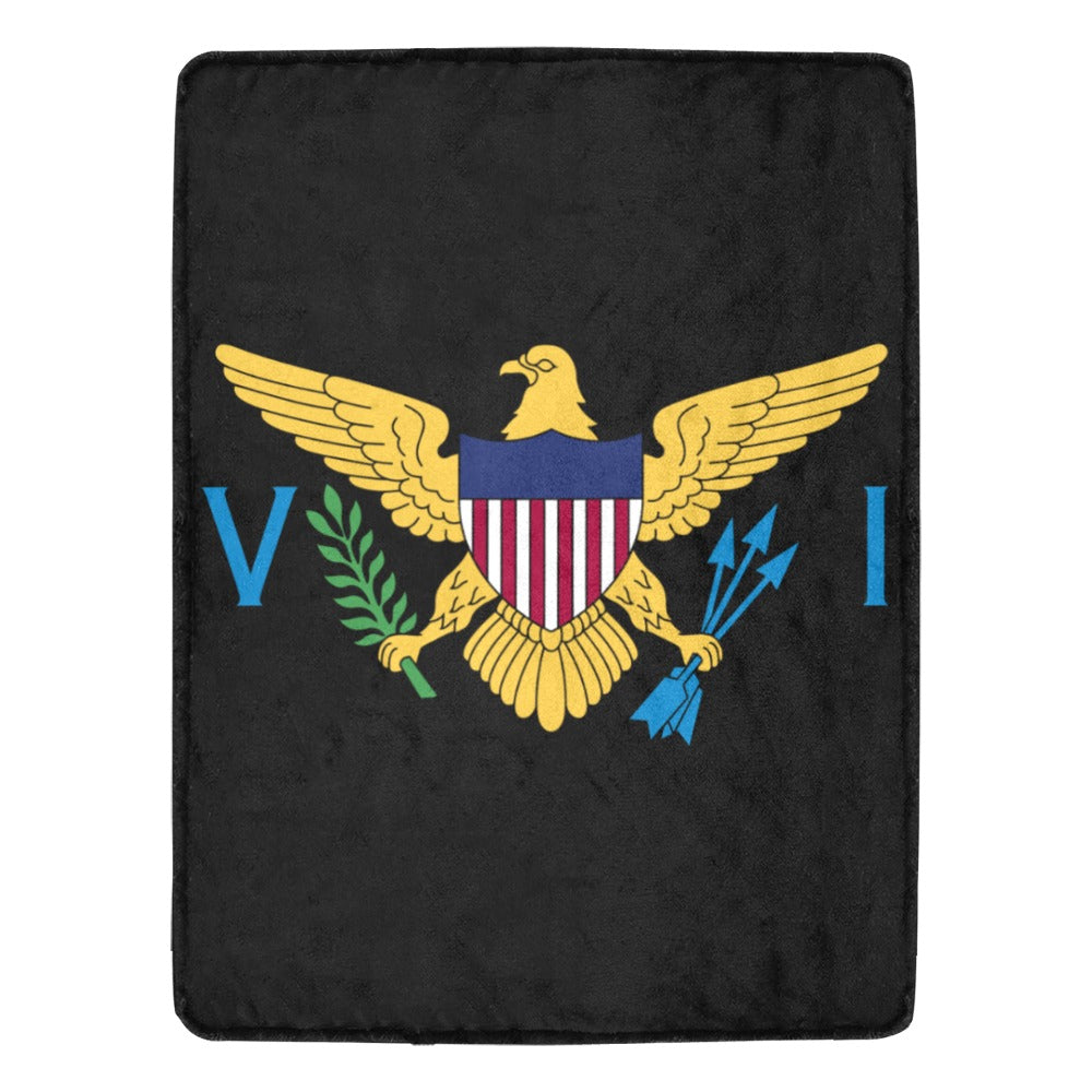 Single Eagle Blk - Blanket