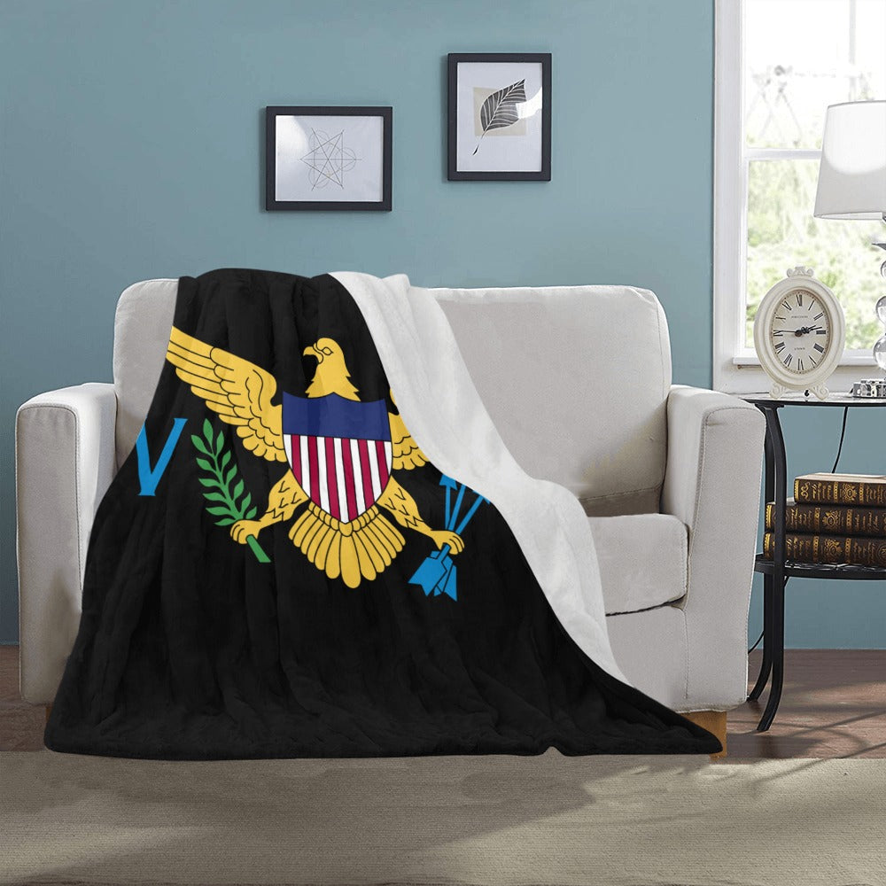 Virgin Islands Ultra Soft Fleece Blanket | VI Pride Blanket 🇻🇮