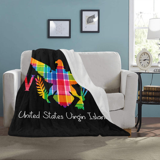 Virgin Islands Ultra Soft Fleece Blanket | VI Pride Blanket 🇻🇮