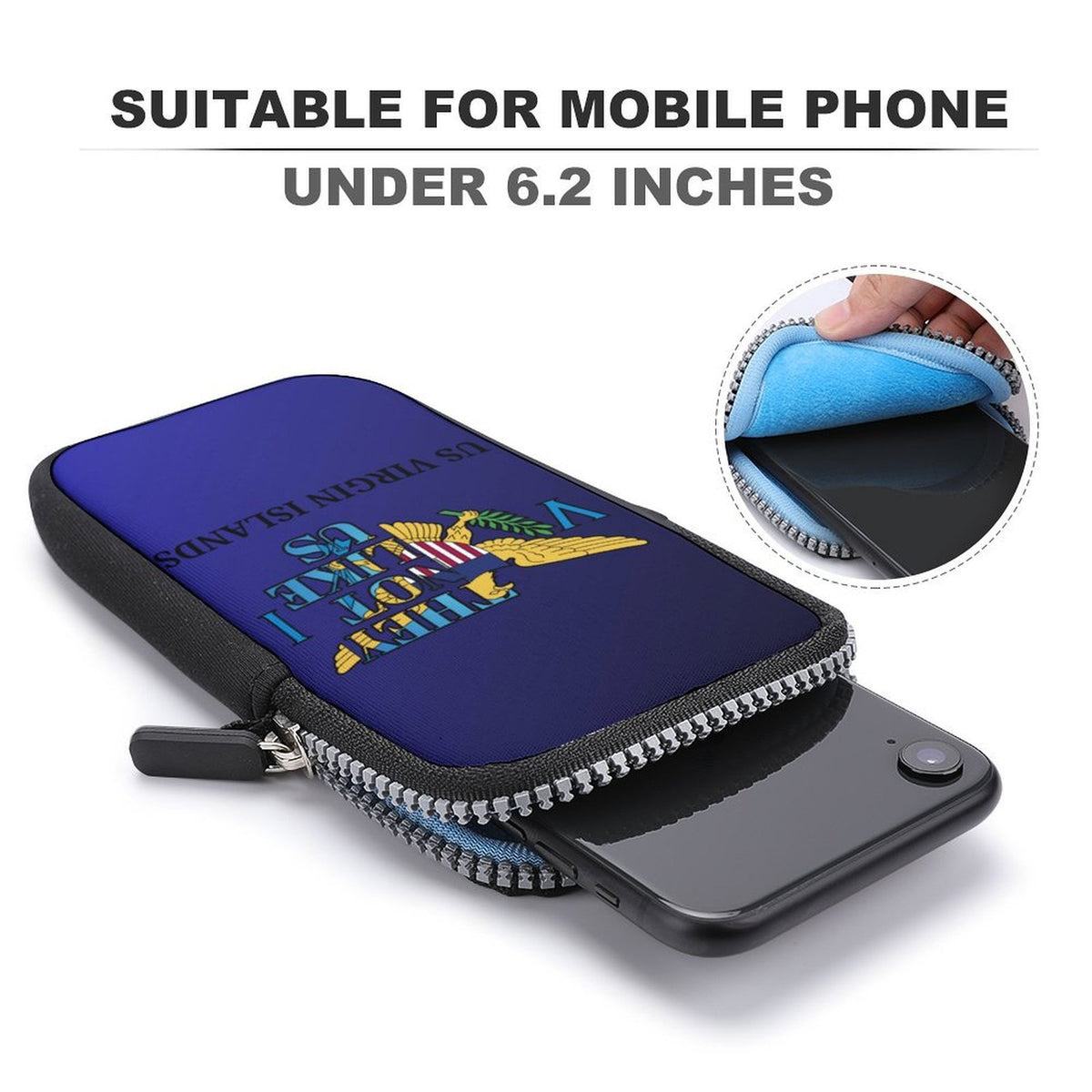 Virgin Islands Mini Crossbody Phone Bag | VI Pride 🇻🇮